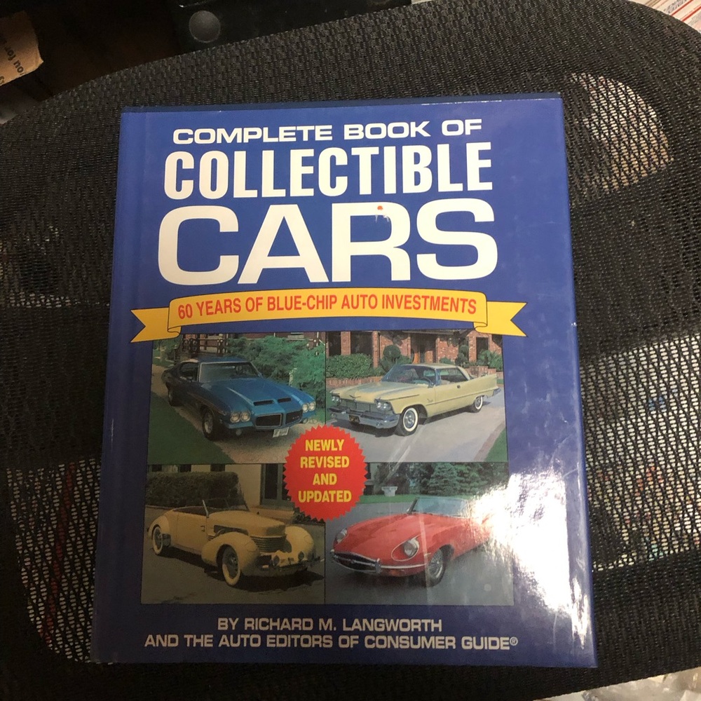The 1994 Complete Book of Collectible Cars-639 $30 or $25 w/offer